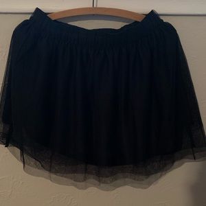 Black Tulle Skirt